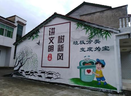 邵武墙绘是现在流行的墙体广告