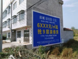 邵武墙体广告质量分析